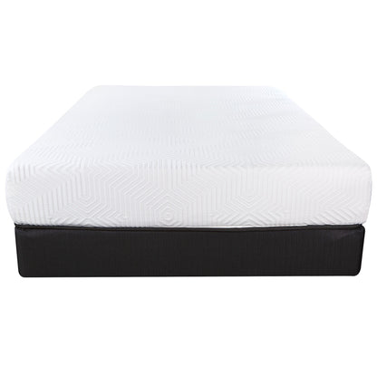 10.5" Hybrid Lux Memory Foam And Wrapped Coil Mattress Full