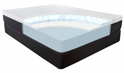 10.5" Lux Gel Infused Memory Foam And High Density Foam Mattress Full