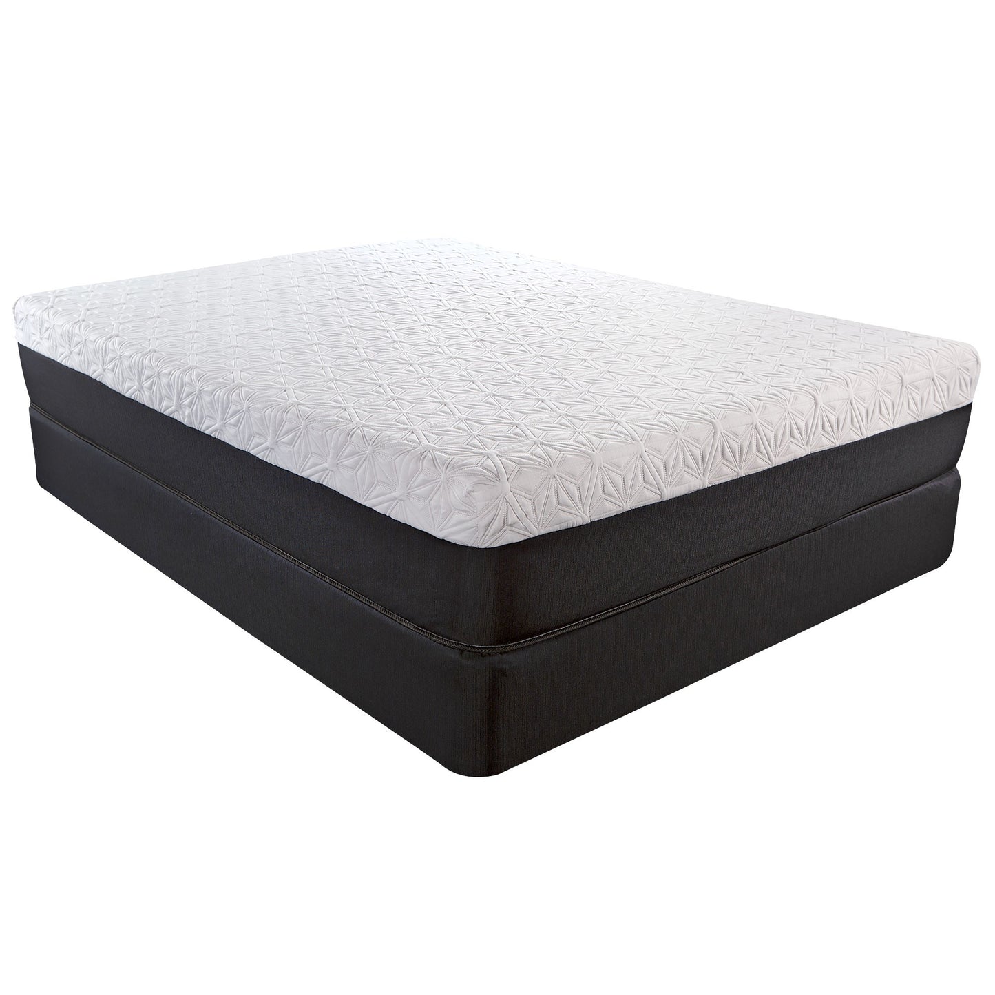 11.5" Lux Copper Infused Gel Memory Foam And High Density Foam Mattress Twin Xl