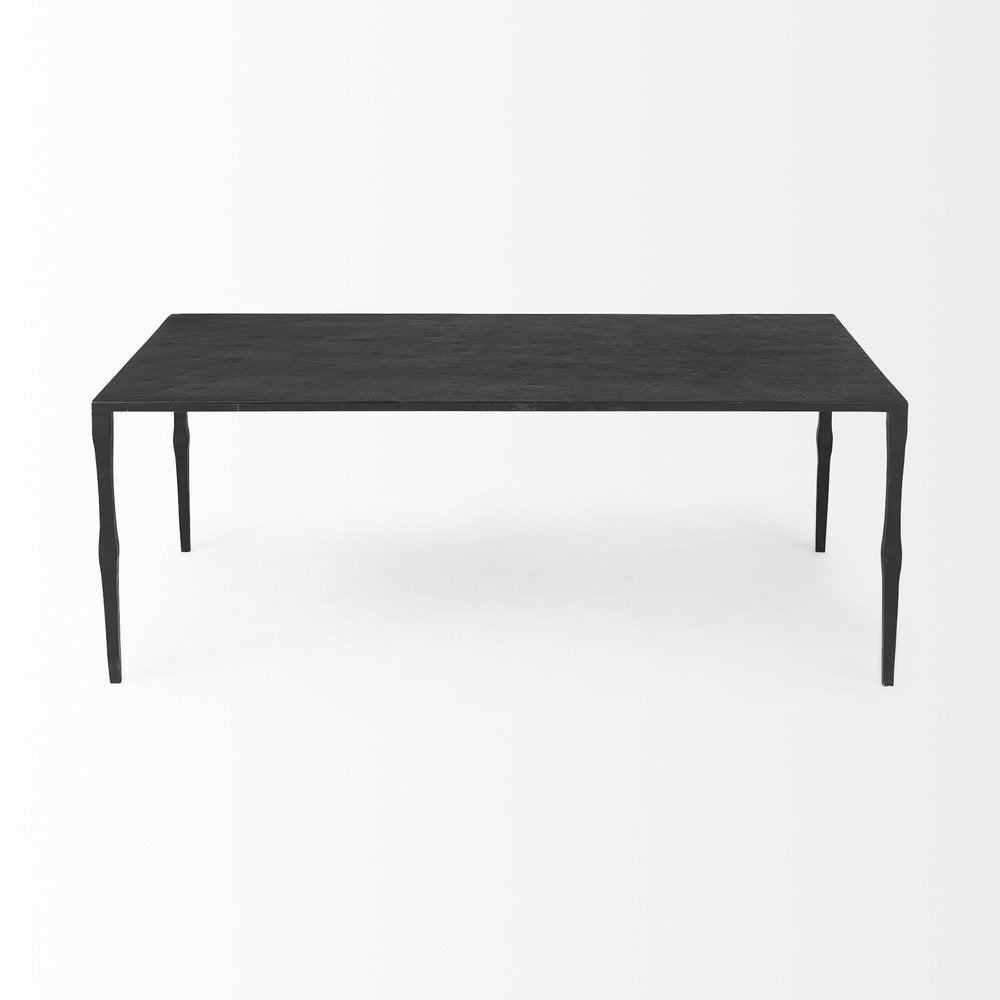 22" Black Iron Coffee Table