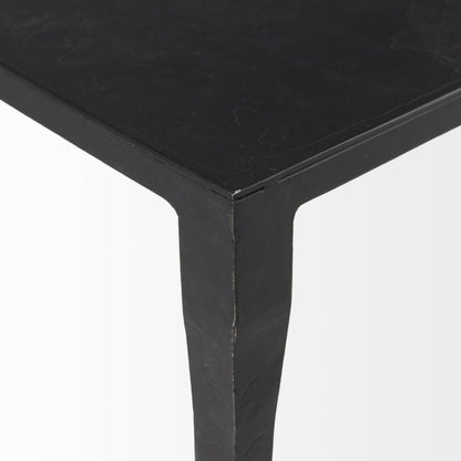 22" Black Iron Coffee Table