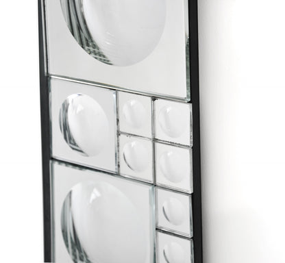 38" Clear Glass Framed Accent Mirror