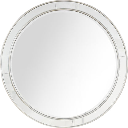 36" Silver Framed Accent Mirror