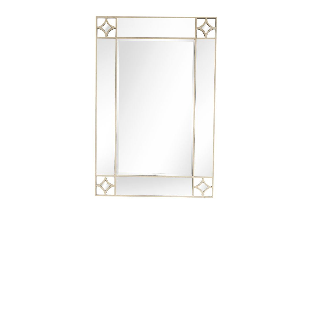 46" Champagne Framed Accent Mirror