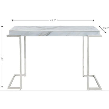 Marble Rectangular Console Table