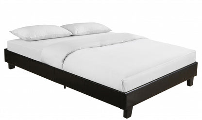 Black Platform Queen Bed