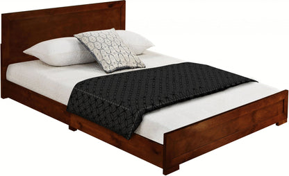 Cherry Wood Queen Platform Bed