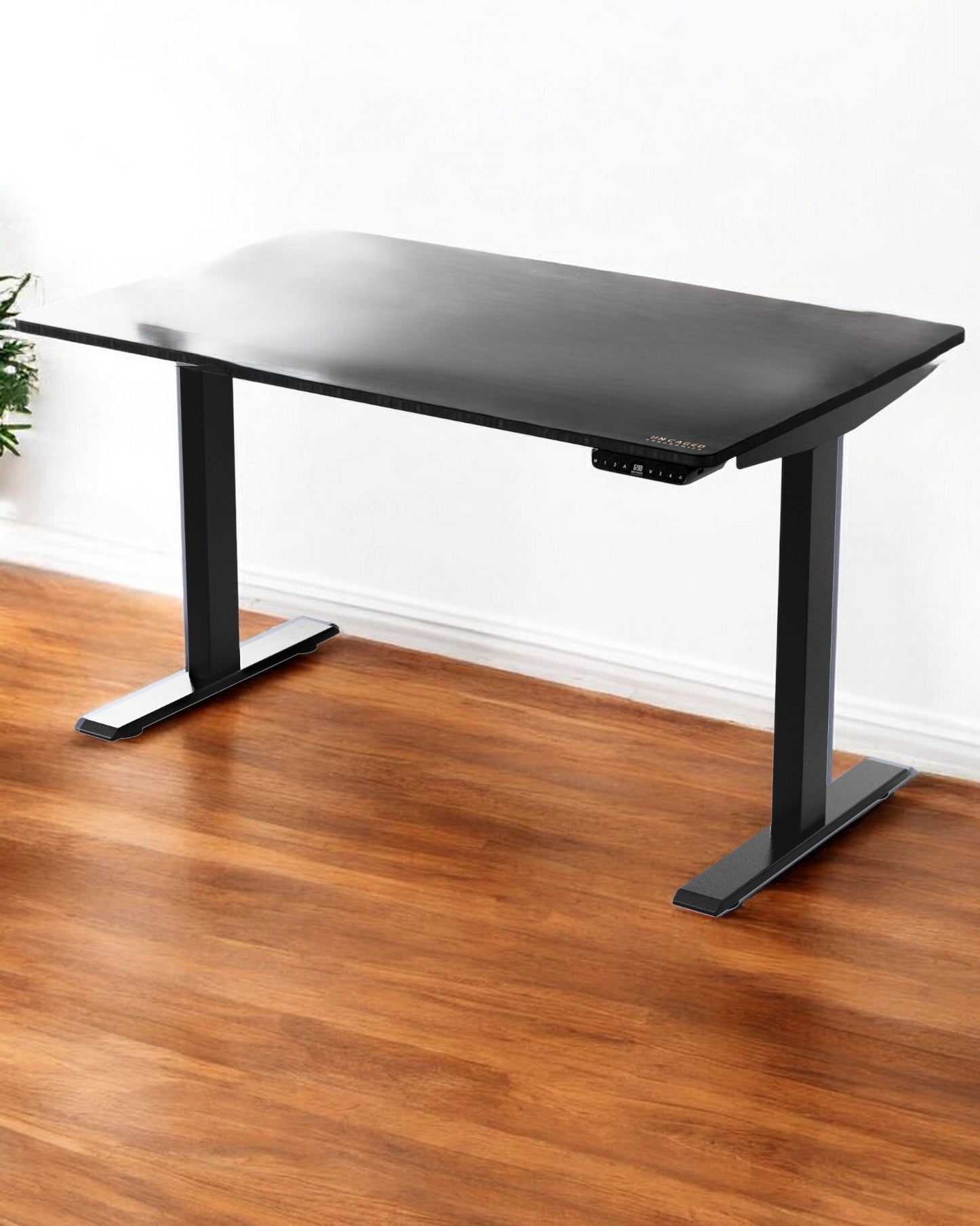 30" Adjustable Black Stainless Steel Standing Desk