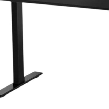 48" Adjustable Black Stainless Steel Standing Desk