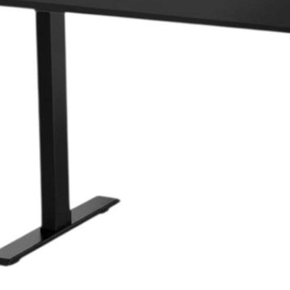 60" Adjustable Black Stainless Steel Standing Desk