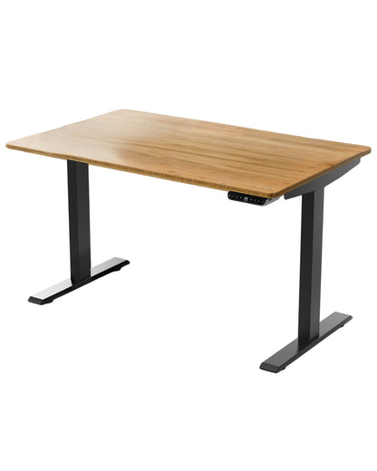 30" Adjustable Brown and Black Standing Desk