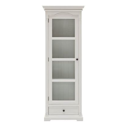 75" White Solid Wood Pantry Or Storage Closet