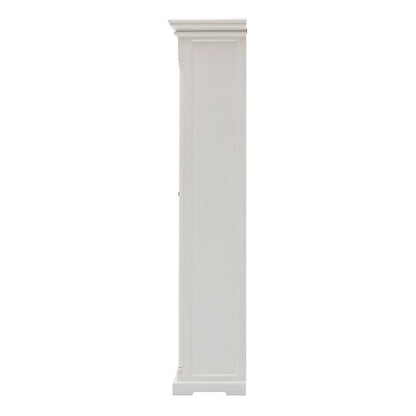 75" White Solid Wood Pantry Or Storage Closet
