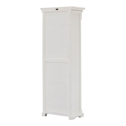75" White Solid Wood Pantry Or Storage Closet