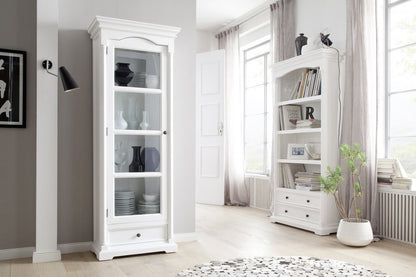 75" White Solid Wood Pantry Or Storage Closet