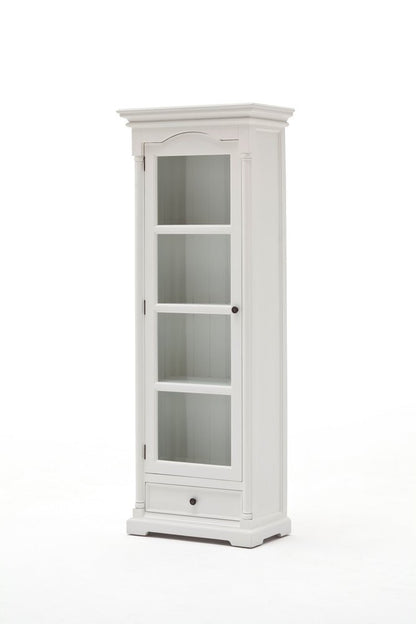 75" White Solid Wood Pantry Or Storage Closet