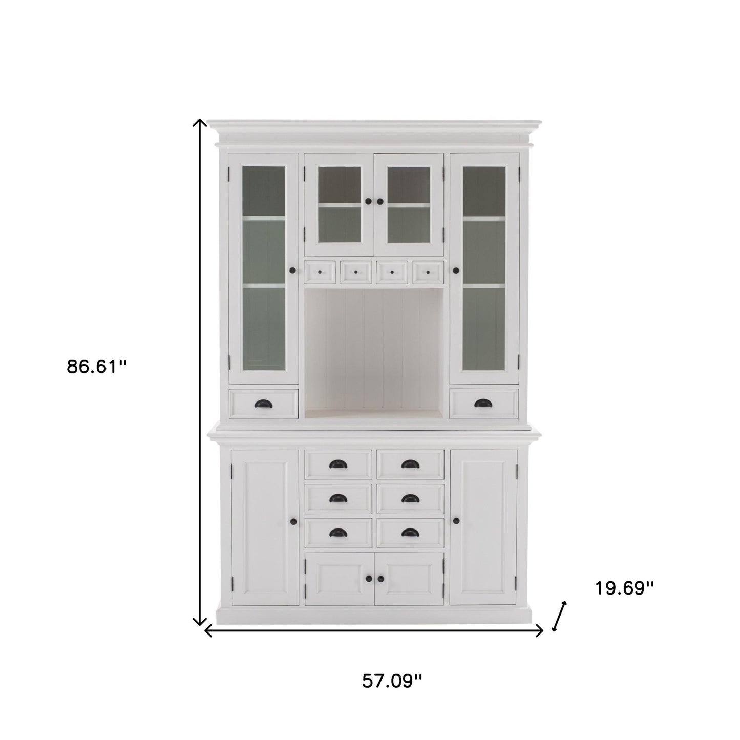 Classic White Kitchen Hutch