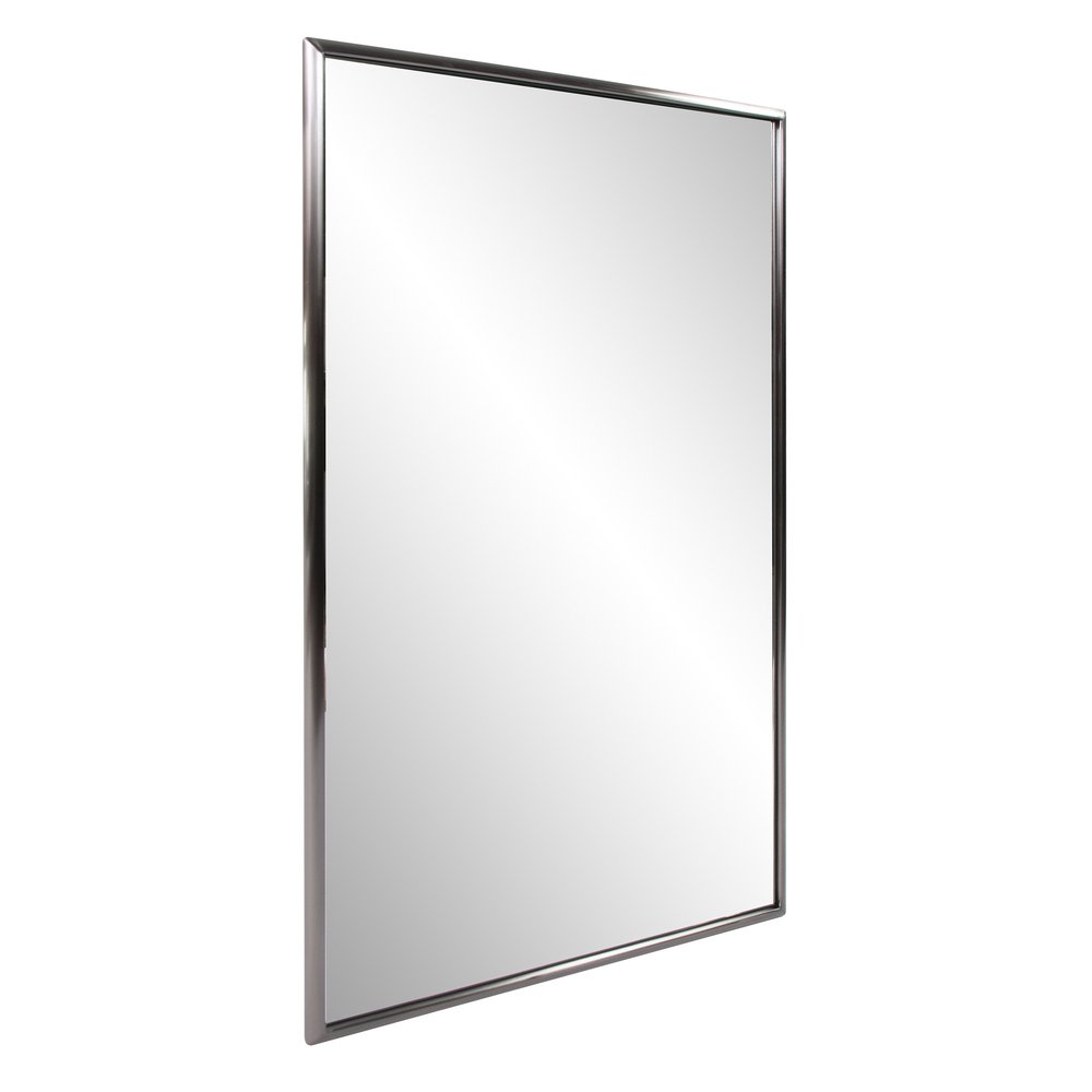 36" Gunmetal Metal Framed Accent Mirror