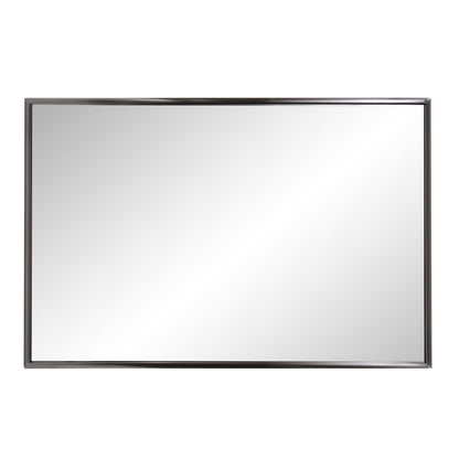36" Gunmetal Metal Framed Accent Mirror