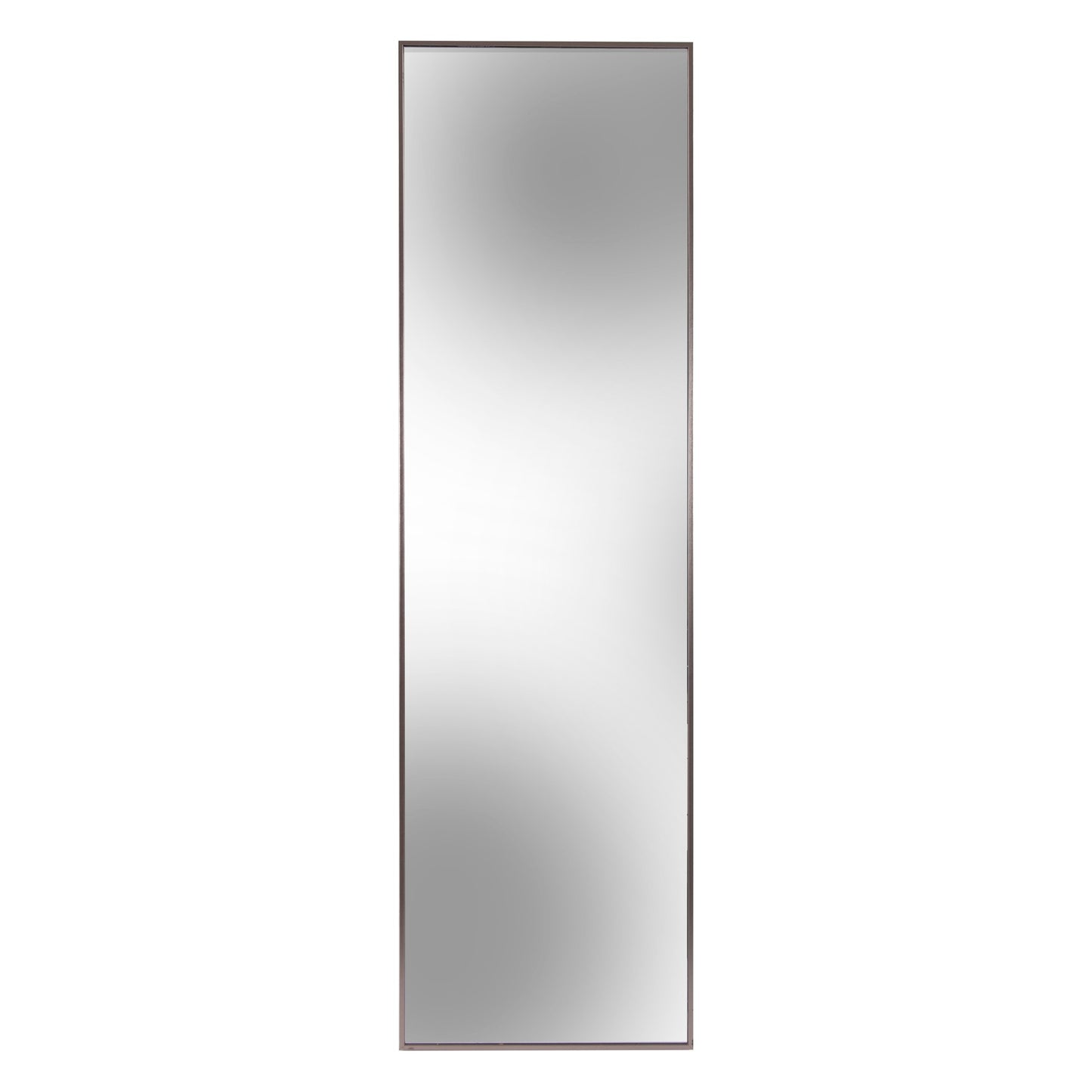 Sleek Brushed Brass Rectangular Full Length Standing Mirror