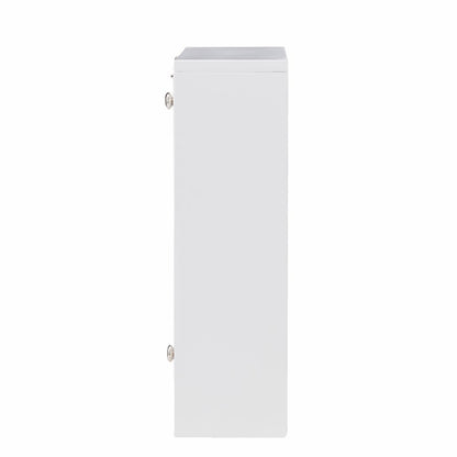 26" White Wall Mounted Floating Desk