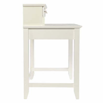 Creamy White Secretary Writing or Computer Desk