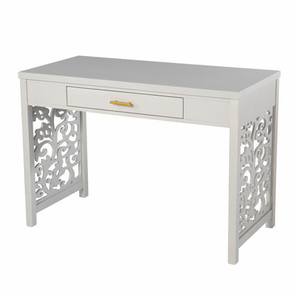 43" Gray Writing Desk