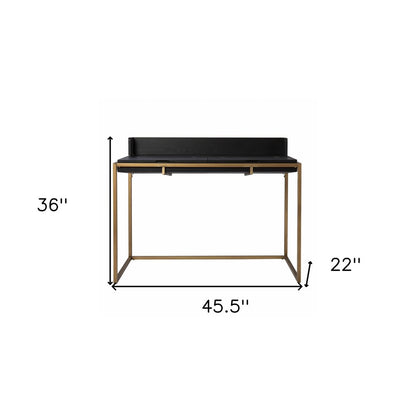 Adjustable Black and Gold Wood Sled