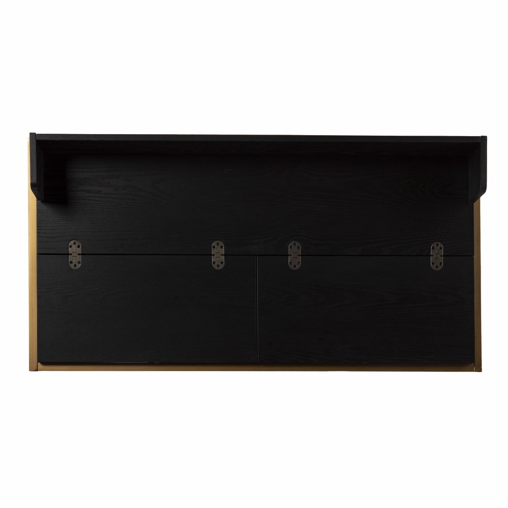 Adjustable Black and Gold Wood Sled