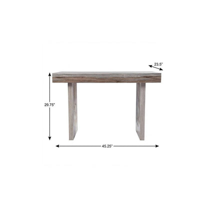 45" Brown Writing Desk