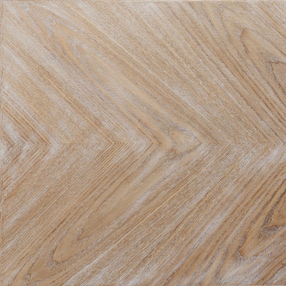 43" Natural and White Wood