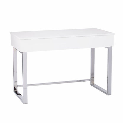 48" Adjustable White Standing Desk Converter