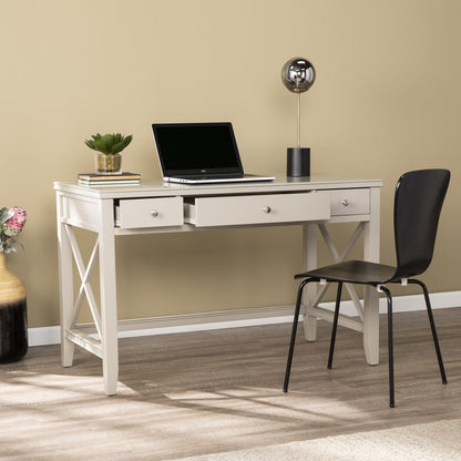 Farmhouse Gray Writing Desk