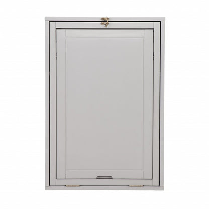 22" Gray Wall Mounted Floating Desk