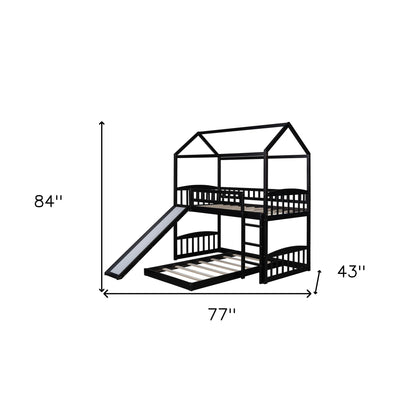 Espresso Full Over Full Contemporary Bunk Bed