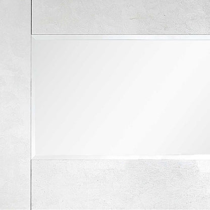 32" Silver Wood Framed Accent Mirror