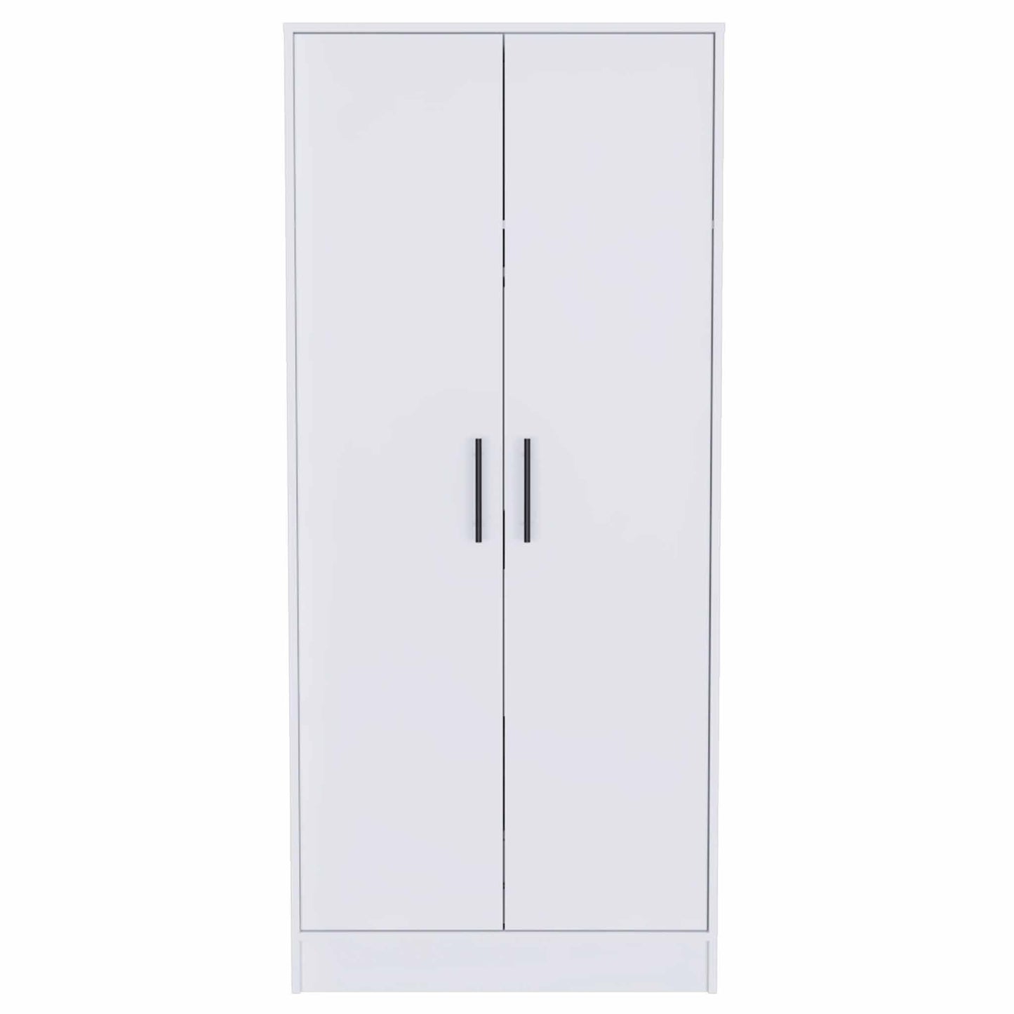 71" White Tall Two Door Closet