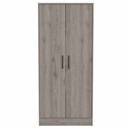 71" Light Gray Tall Two Door Closet