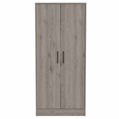 71" Light Gray Wood Single Drawer Combo Dresser
