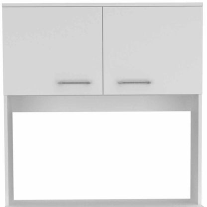 71" Modern White Pantry Cabinet with Five Shelves