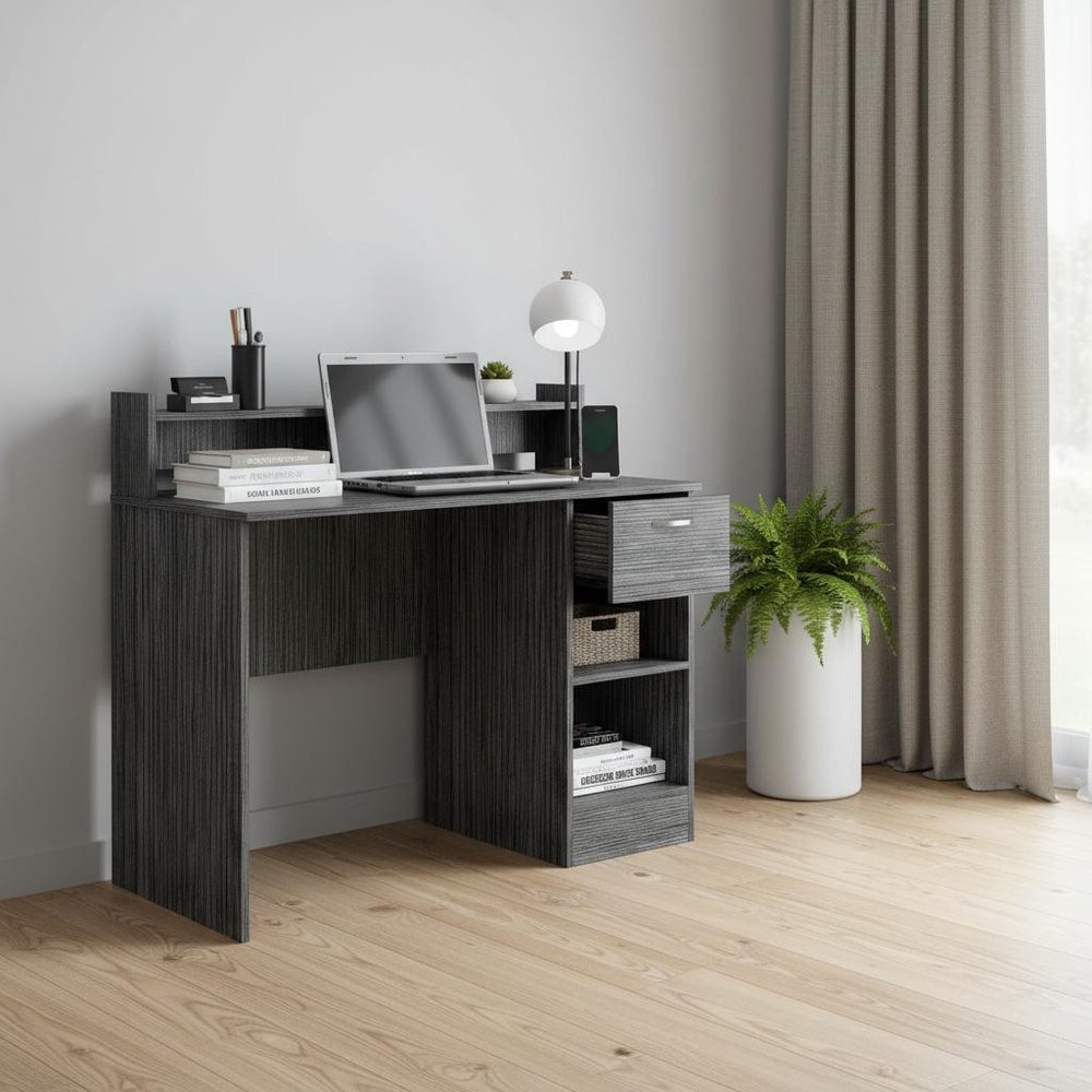 40" Graphite Computer Desk