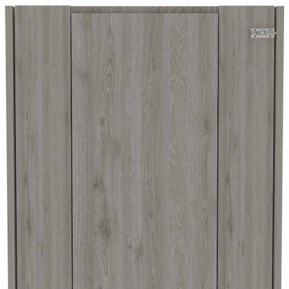 24" Light Gray Floating Desk