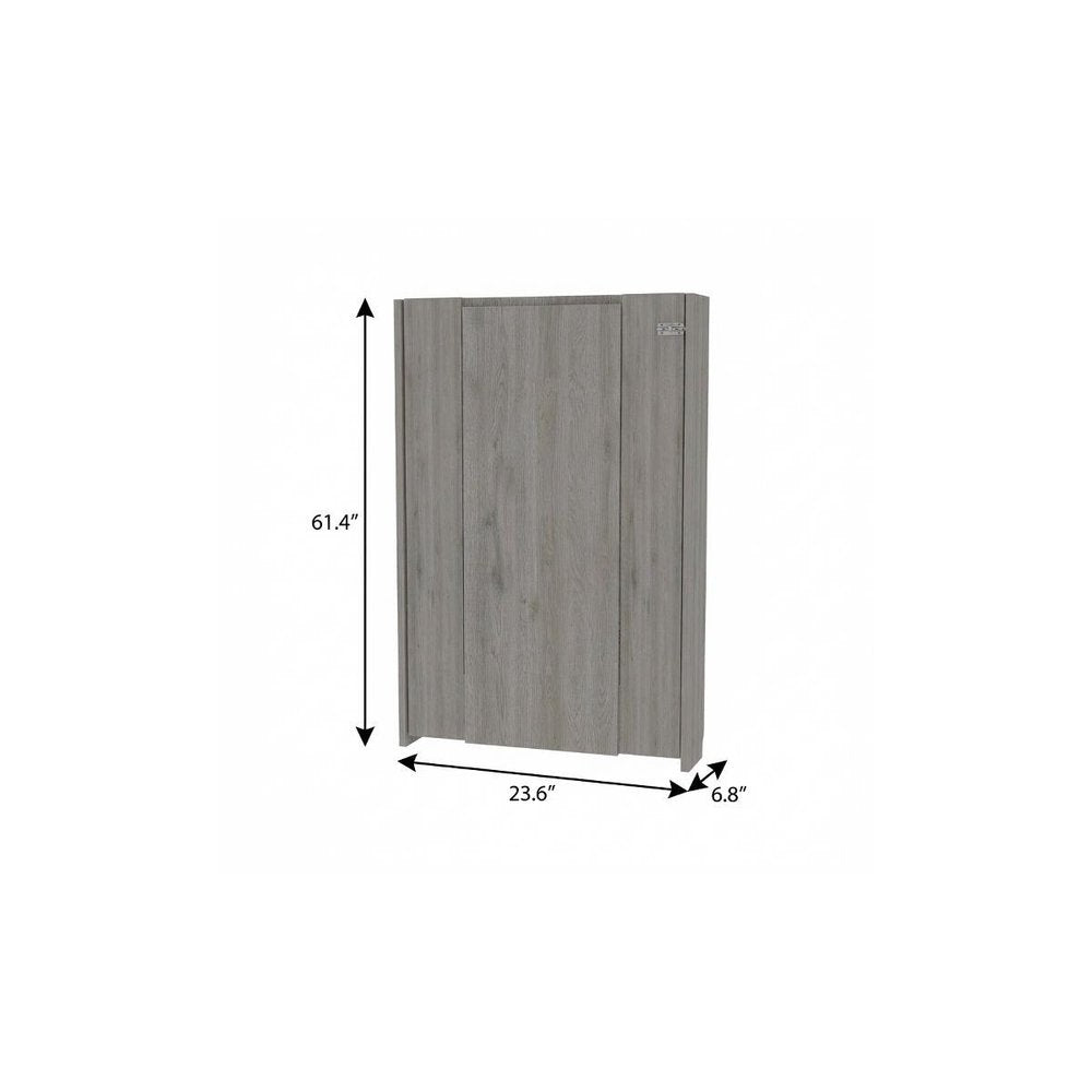 24" Light Gray Floating Desk