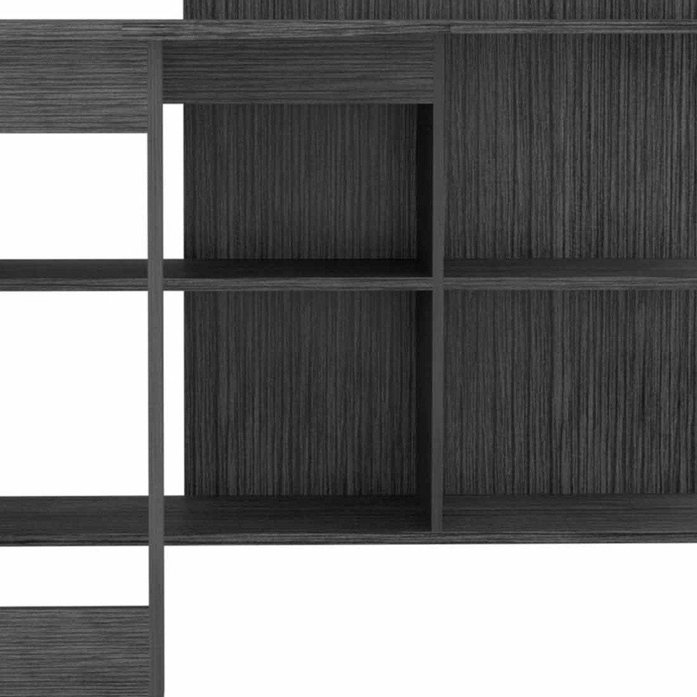 48" Gray L Shape Computer Desk