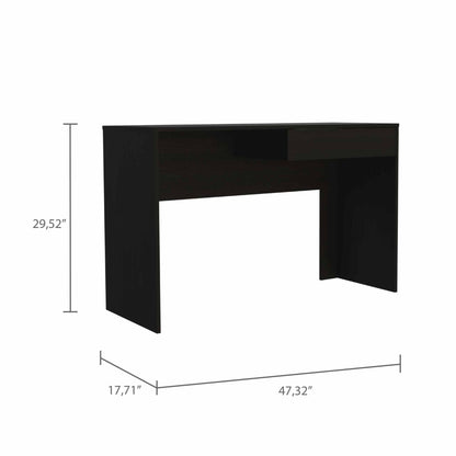 47" Black Computer Desk