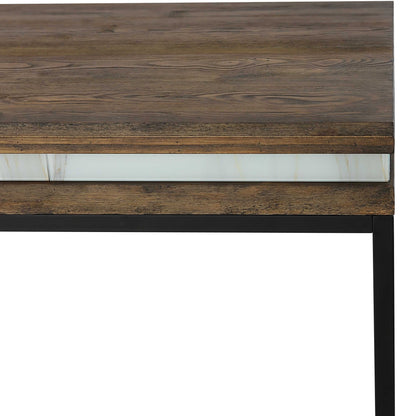 47" Brown and Black Frame Console Table