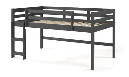 Twin Loft Bed Gray Finish