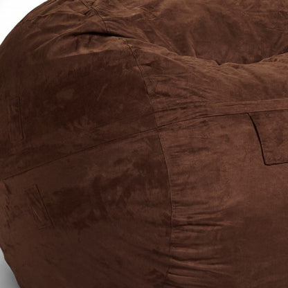 Classic Cozy Dark Gray Bean Bag Chair