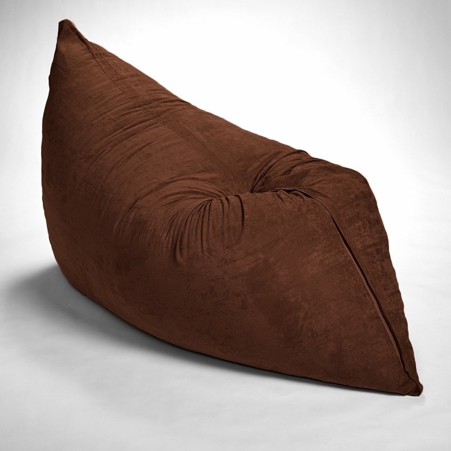 73" x 38" Brown Sofa Sack Bean Bag Lounger