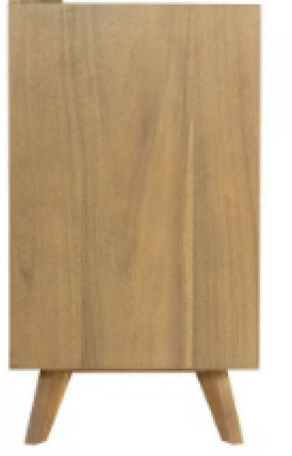 53" Brown Solid Wood Six Drawer Double Dresser